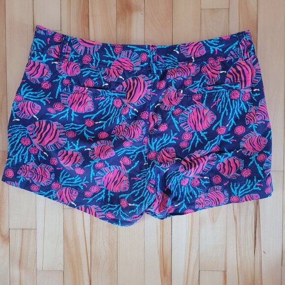 Lilly Pulitzer Size 12 Pink and Blue Size 12 Shorts - Picture 4 of 4